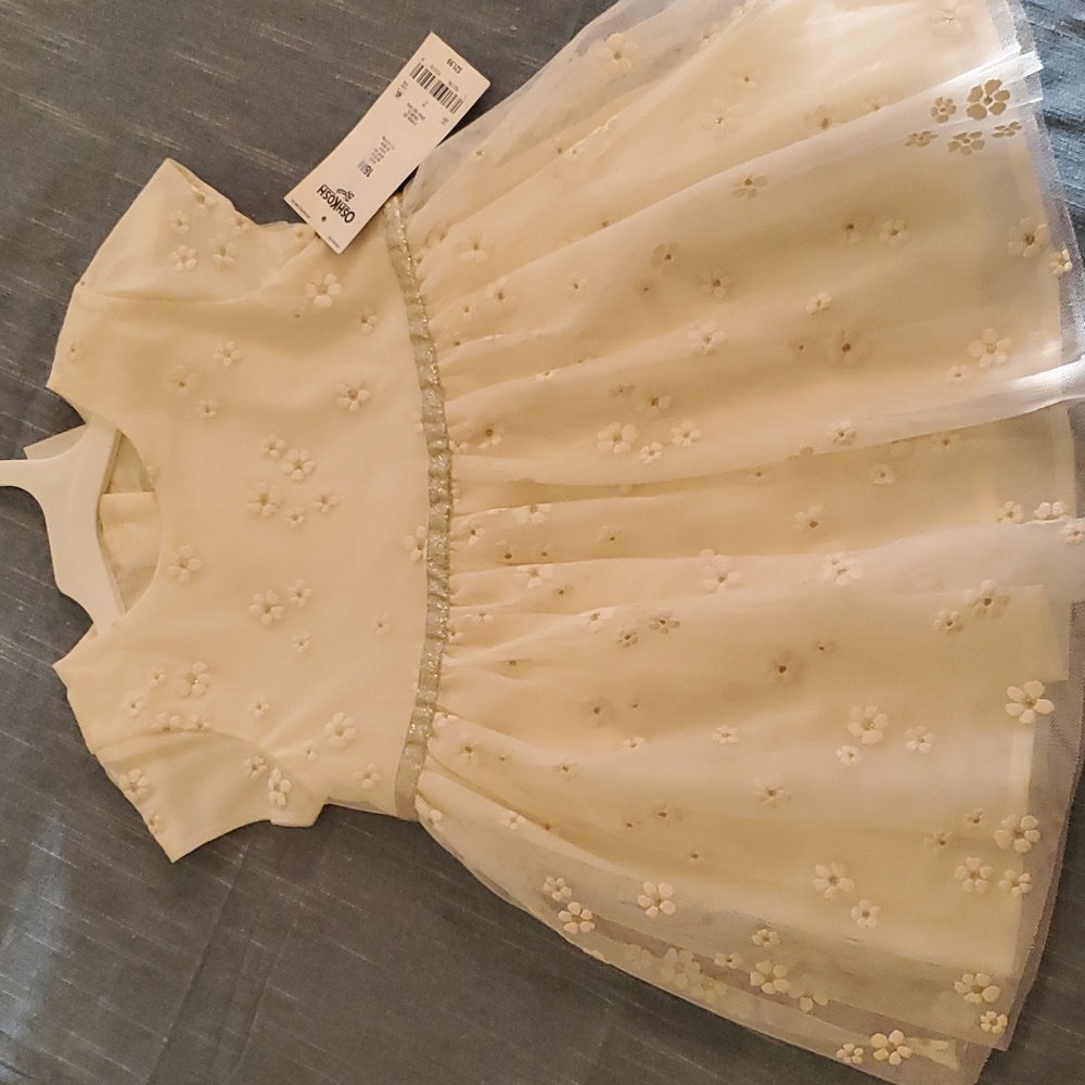 Baby girl ivory dress
